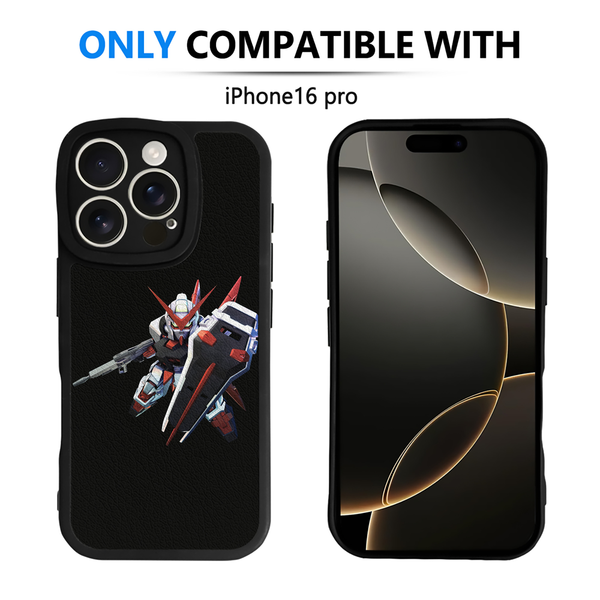 （画像用） 機動戦士ガンダム Mobile Suit Gundam 【iPhone 16シリーズ対応】シリコンスマホケース（レザー調） 材質：シリコン